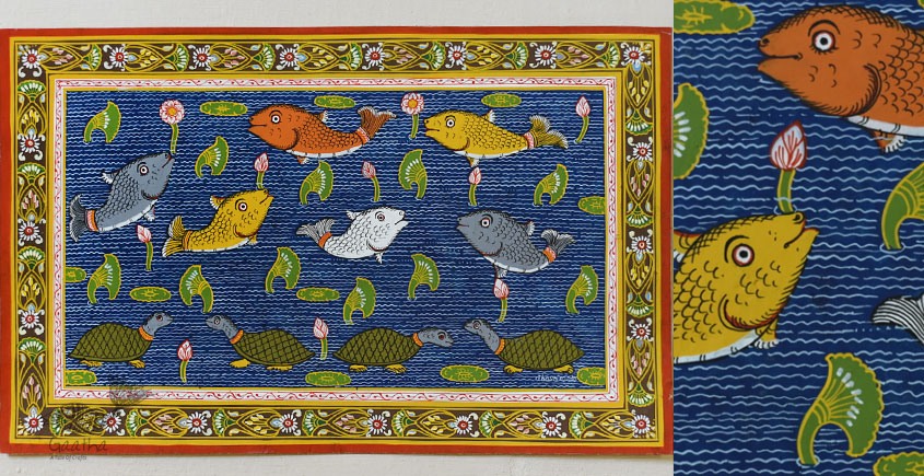 shop patachitra painting - A Pond