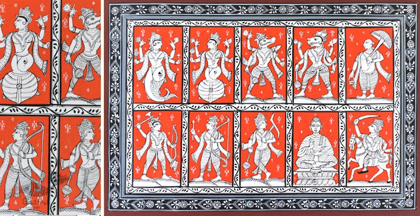 shop patachitra painting - Das Aavtar