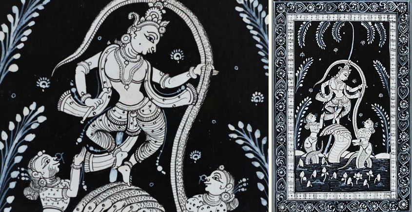 shop patachitra painting - krishna