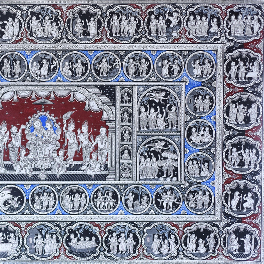 shop Traditional patachitra Painting ~ Ramdarbar