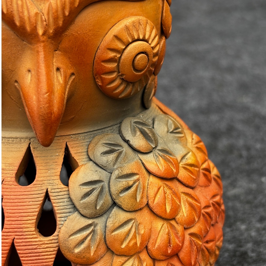 Shop Terracotta Pottery Art ~ T Light Holder - Owl
