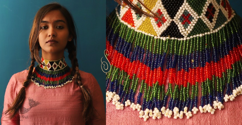 Buy Handcrafted Heavy bead work afghan Jewelry| Indian craft store