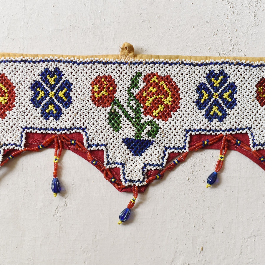Bead Work ~ Antique Door Toran - Rose Motif