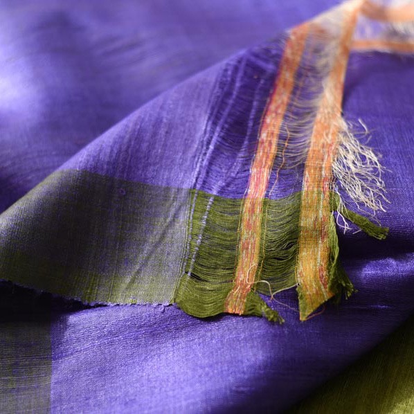 shop handspun Pure Tussar Silk Saree