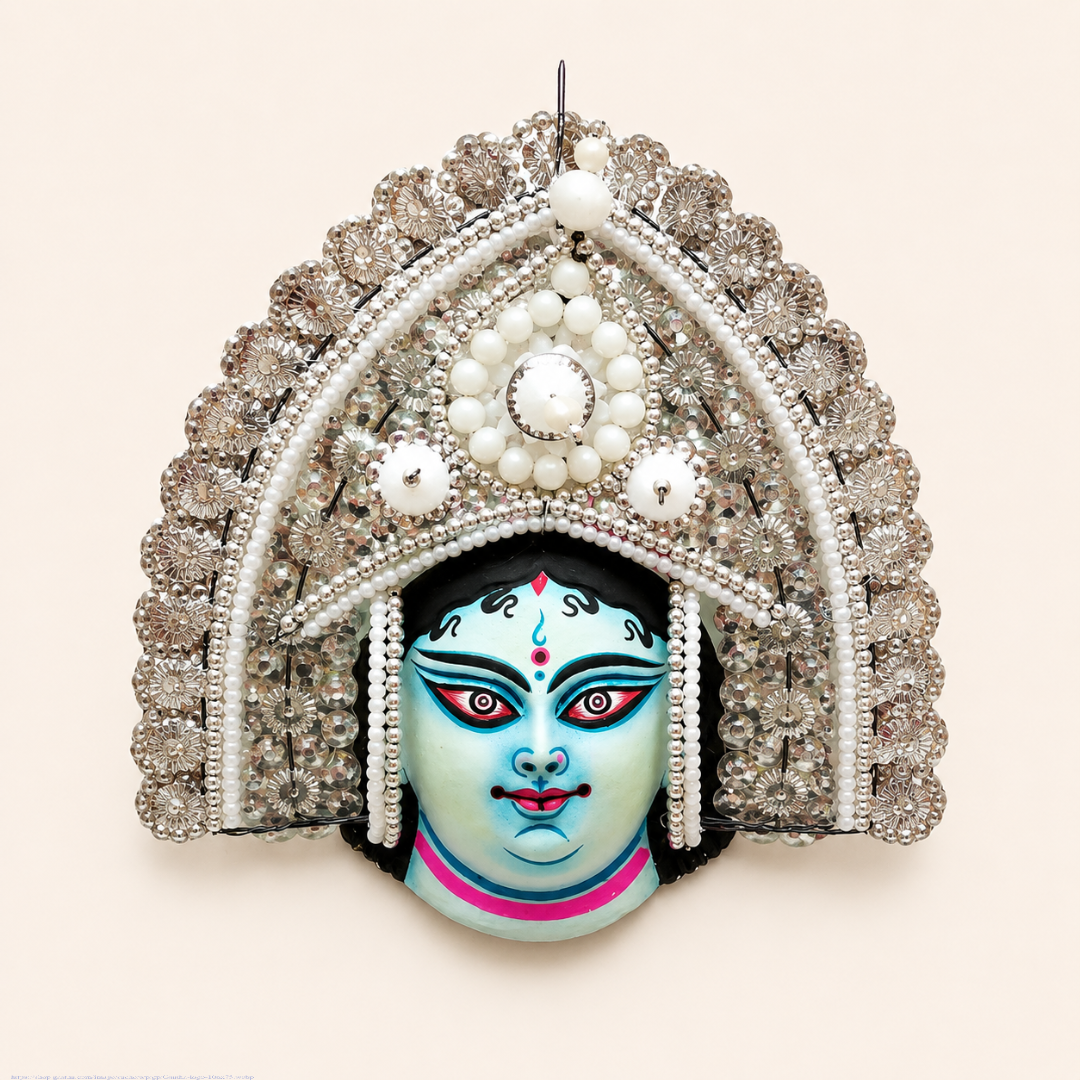 shop Handmade Paper Mache Chau Mask - Gauri