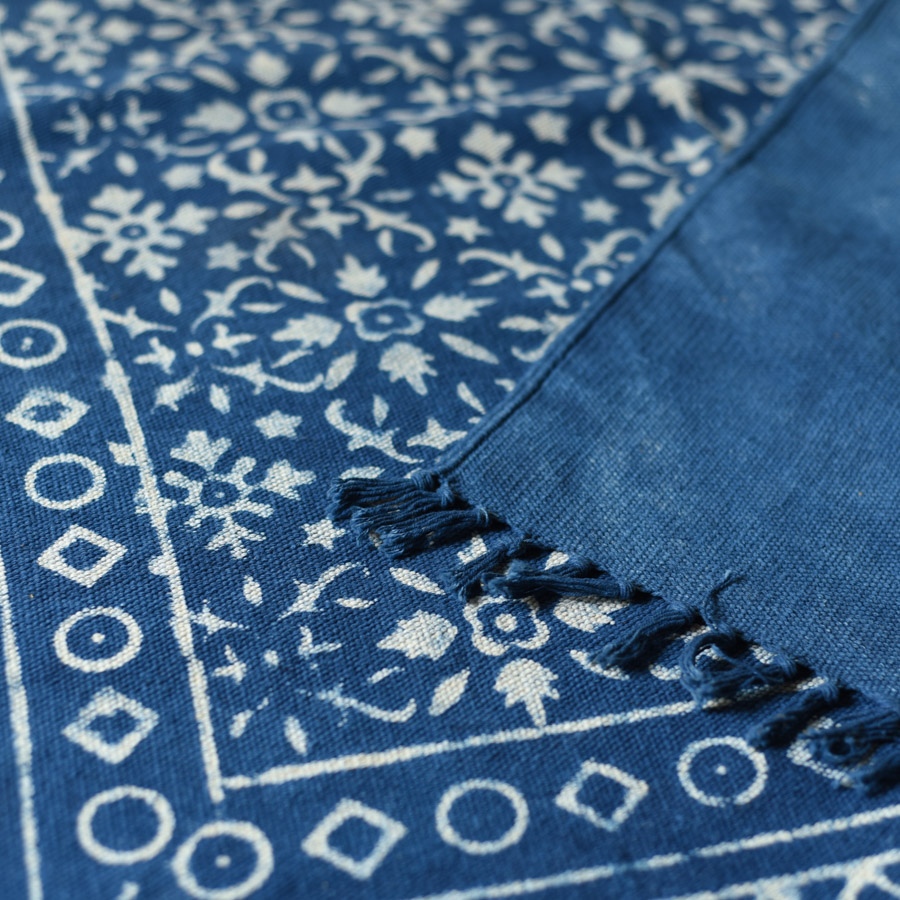 shop Indigo Natural Color Dhurrie