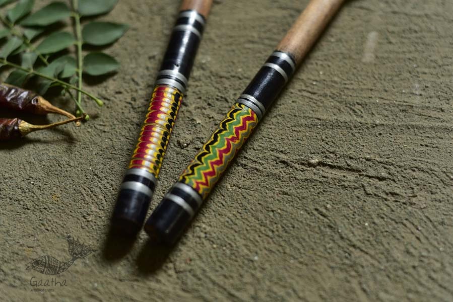 Rasoi ✯ Kutch lacquer ladles { Set of Two } ✯ 6