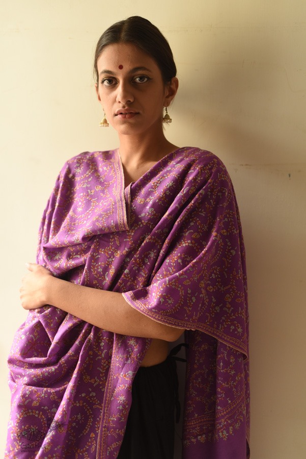 shop Kashmiri Handwoven Pashmina Shawl ~ Sozni Jamawar Embroidery