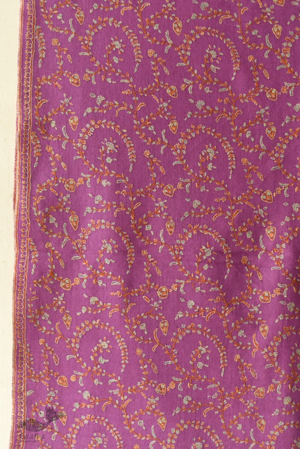 shop Kashmiri Handwoven Pashmina Shawl ~ Sozni Jamawar Embroidery