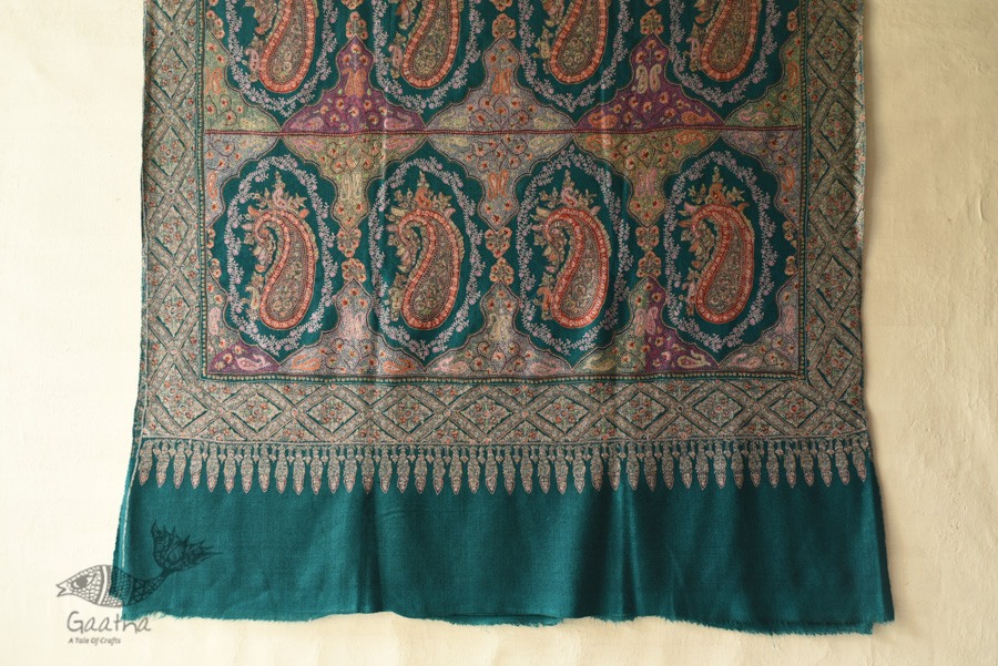 shop Handwoven Pashmina Kashmiri Shawl with Sozni Embroidery