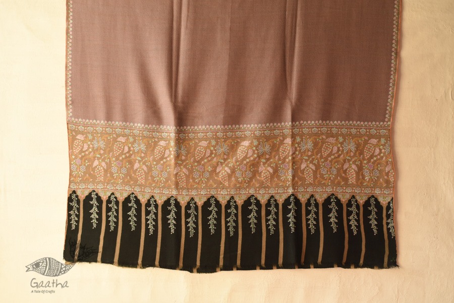 shop Kashmiri Pashmina Shawl with Sozni Jamawar Embroidery