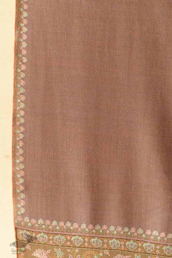 shop Kashmiri Pashmina Shawl with Sozni Jamawar Embroidery