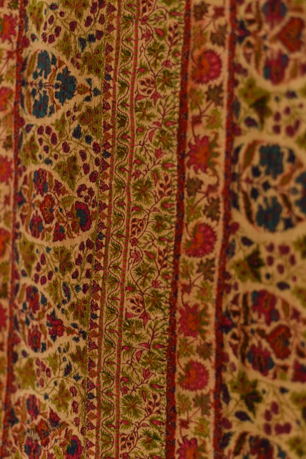 shop Kashmiri Pashmina Long Antique Jamawar shawl