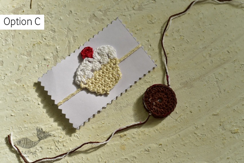 shop online latest collection of handmade crochet rakhi sets