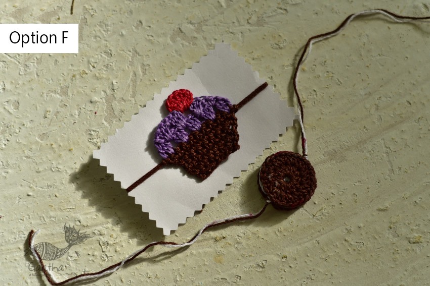 shop online latest collection of handmade crochet rakhi sets