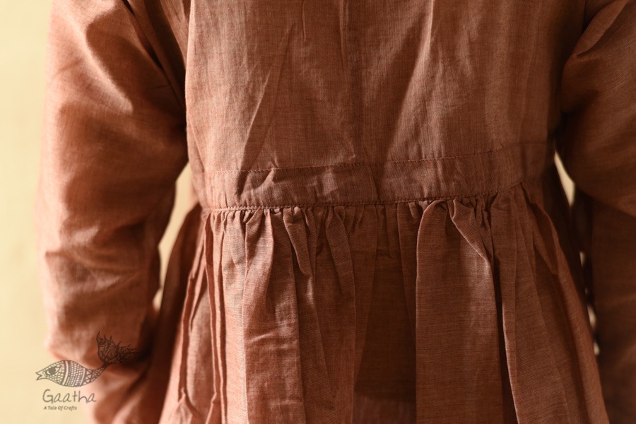 shop Walnut Brown Kediyu - Handloom Cotton