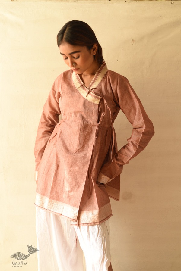 shop Walnut Brown Kediyu - Handloom Cotton