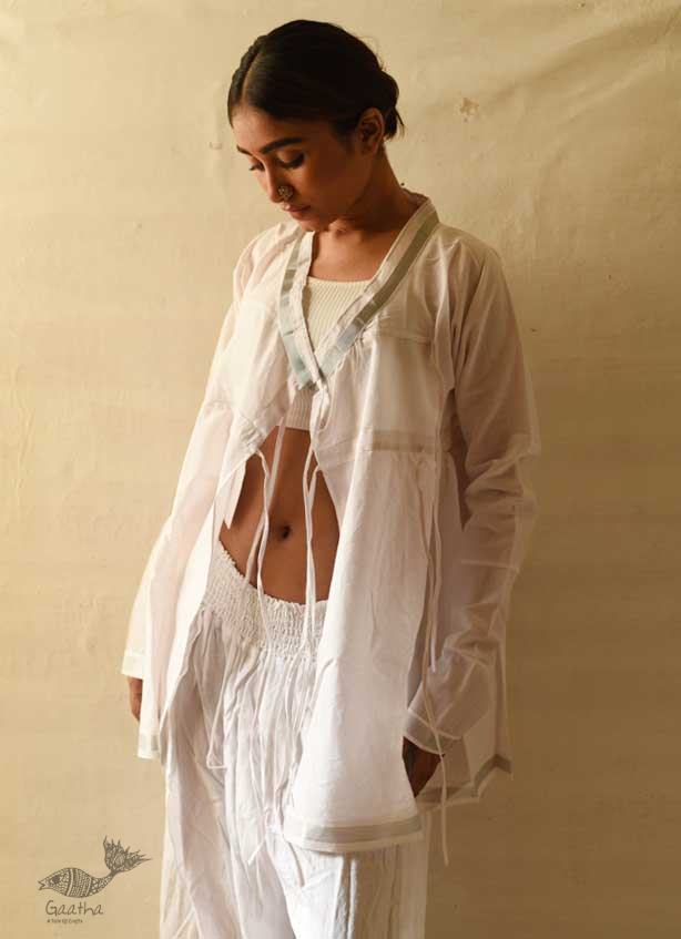 shop White Kediyu - Handloom Cotton