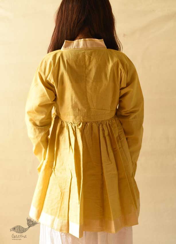 shop Unisex Handloom Cotton Kediyu - Light Yellow