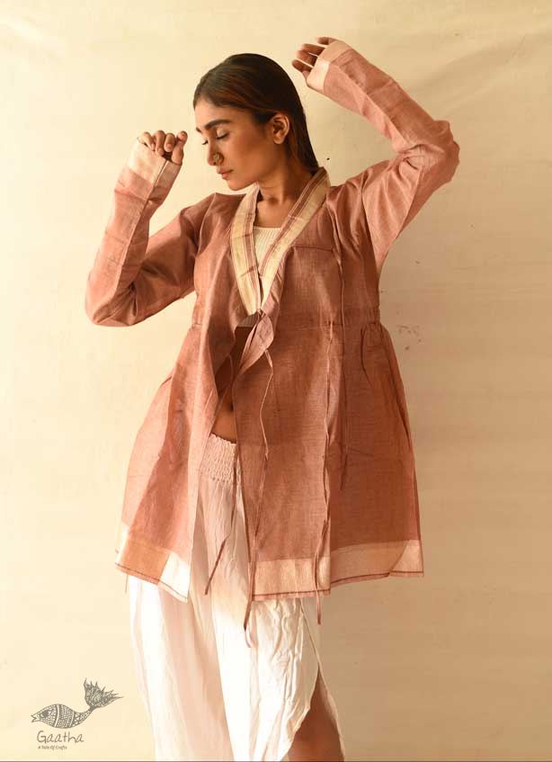 shop Walnut Brown Kediyu - Handloom Cotton