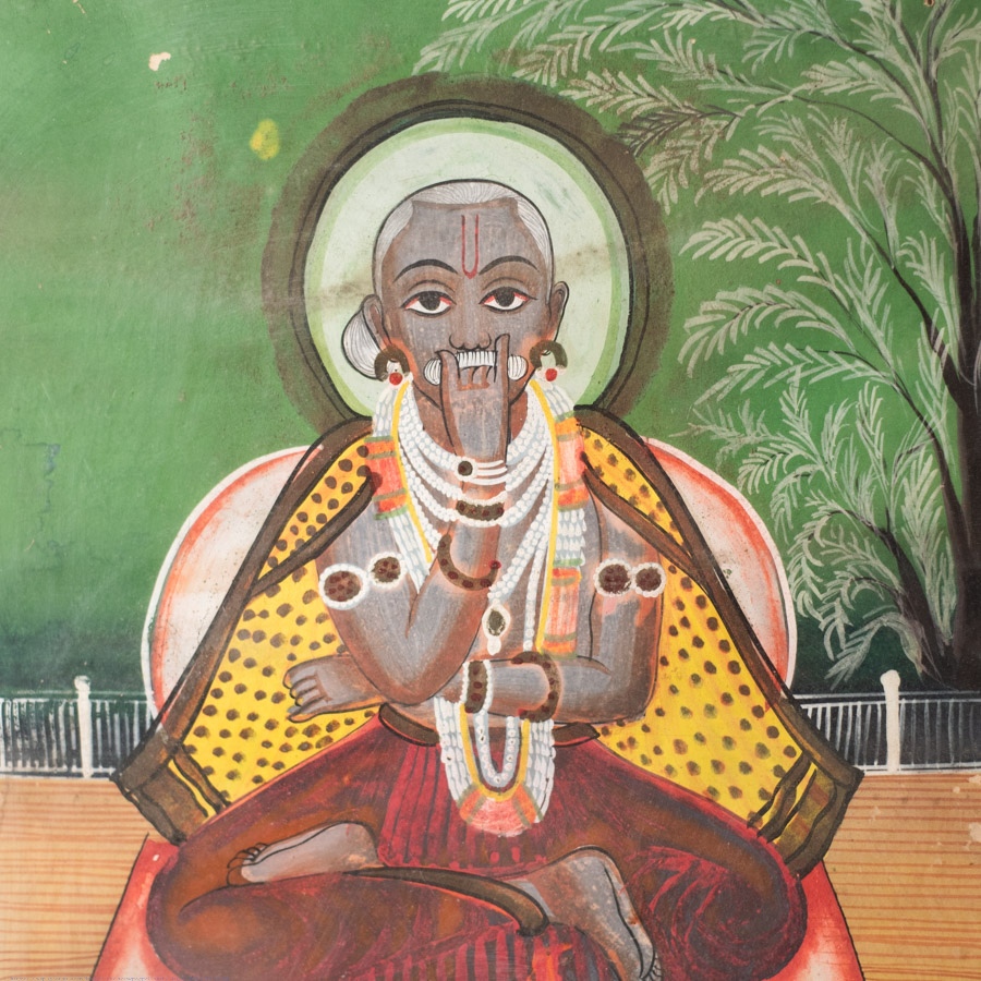 Indian Antique Painting | Yogi 
