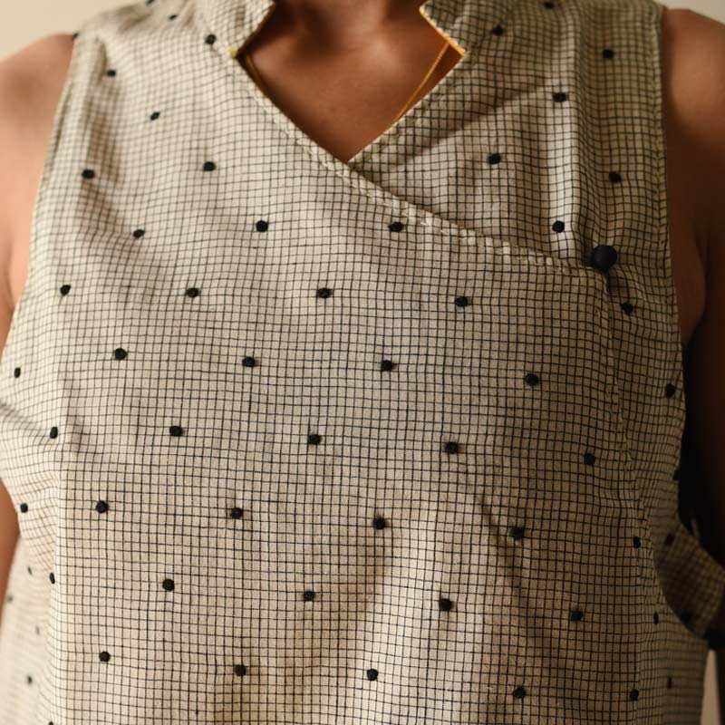 shop Reversible Angarkha Style Jacket / Top