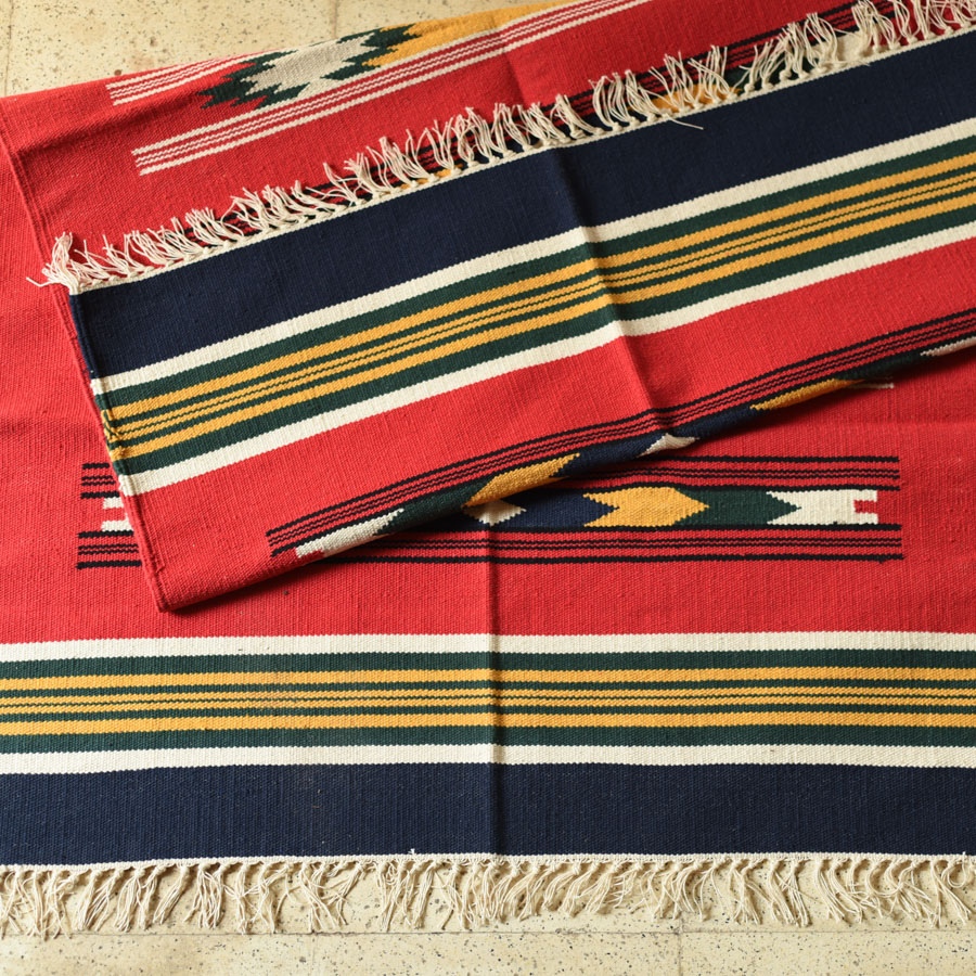 shop Handwoven Geometric Dhurries