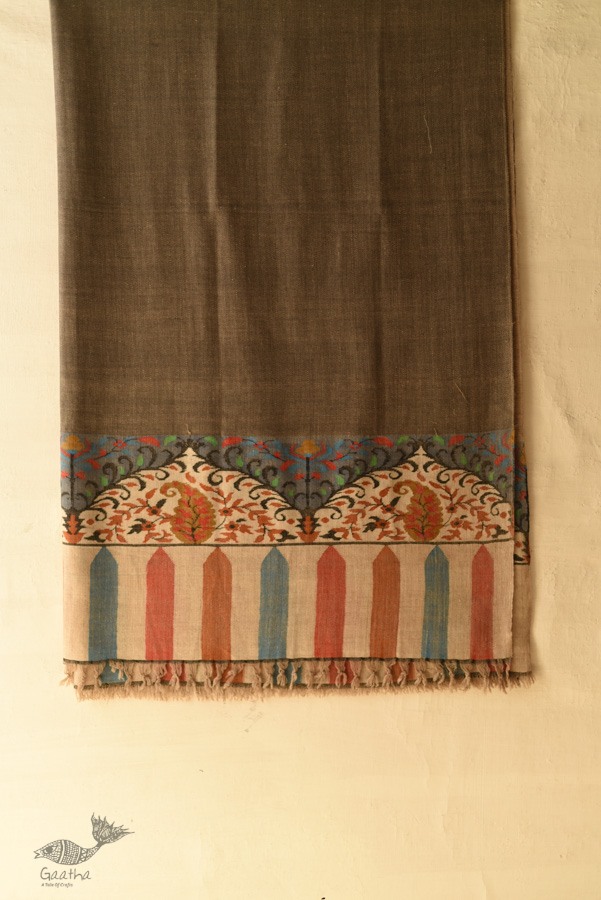 shop Kashmiri handwoven Pure Pashmina Kani Shawl