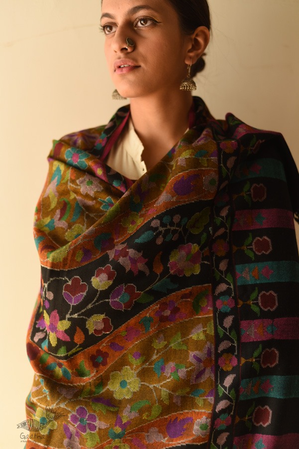 shop Kashmiri Kani Shawl 100% Pure Pashmina