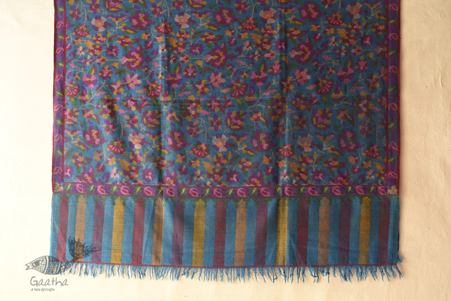 shop Kashmiri Shawl Pure Pashmina Kani Handwoven