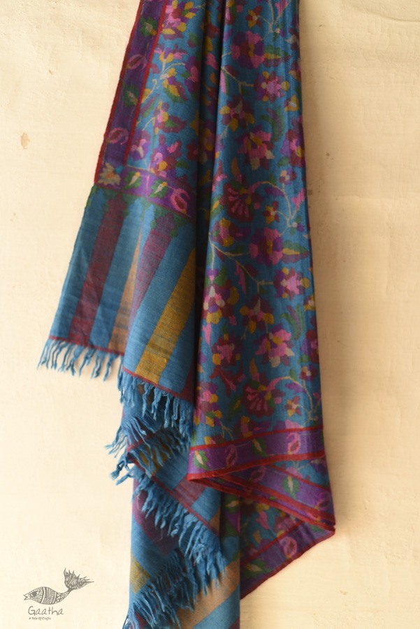 shop Kashmiri Shawl Pure Pashmina Kani Handwoven