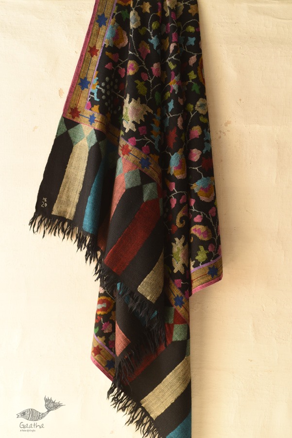 shop Kani Handspun Kashmiri Shawl Pure Pashmina Wool