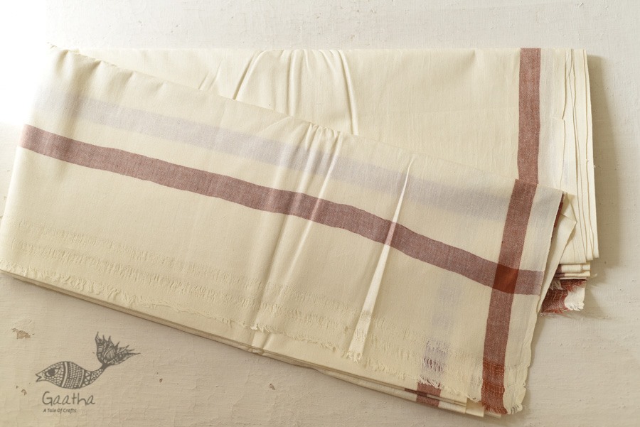 Handspun Pure Cotton Dhoti & Khes