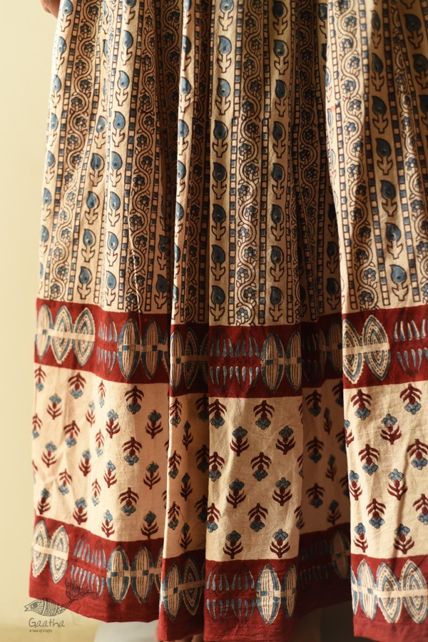 shop  Ajrakh Prints with Natural Dye - Long Skirt