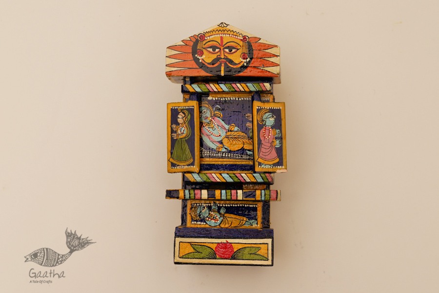 कथनिक ☀ A Wooden Shrine (Blue - 20 cm) ~ 118