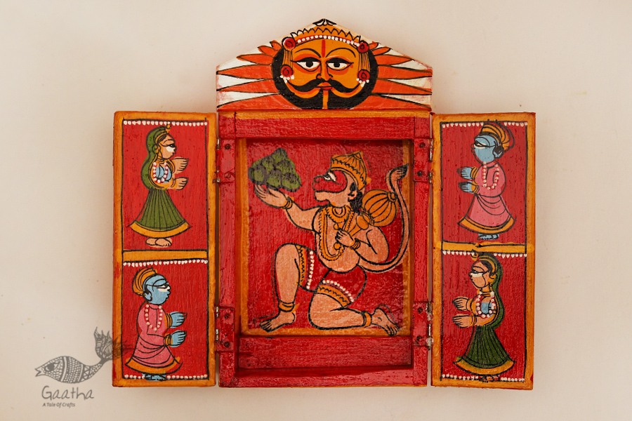 कथनिक ☀ Kaavad a Wooden Shrine { Single piece } ~ 129