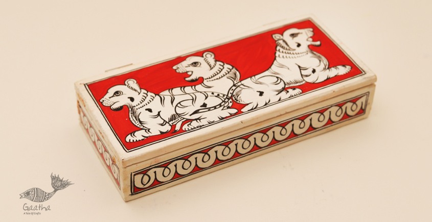 Wooden box ☀ Tiger - 106