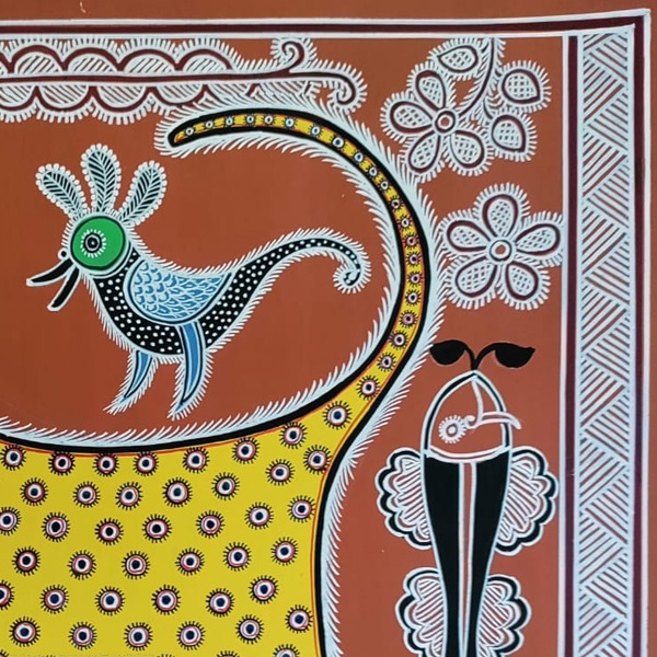 shop Mandana Art - Painting  | Fox ( 11 x 14 inch)