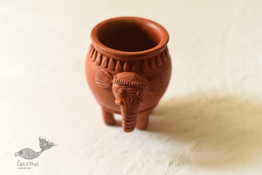 Shop Terracotta Handmade Clay - Elephant Planter