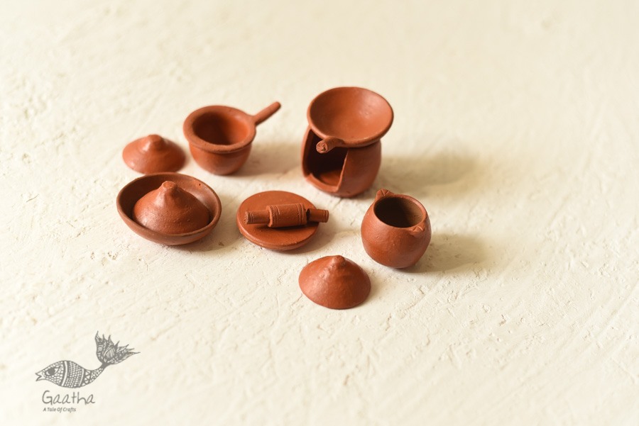 Shop Terracotta Handmade Clay - Miniature Kitchen Set