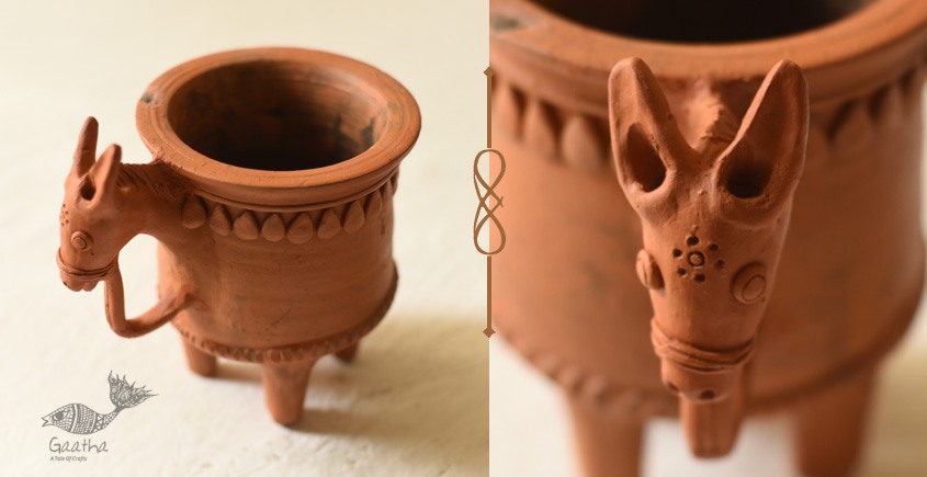 Shop Terracotta Handmade Clay Horse Planter