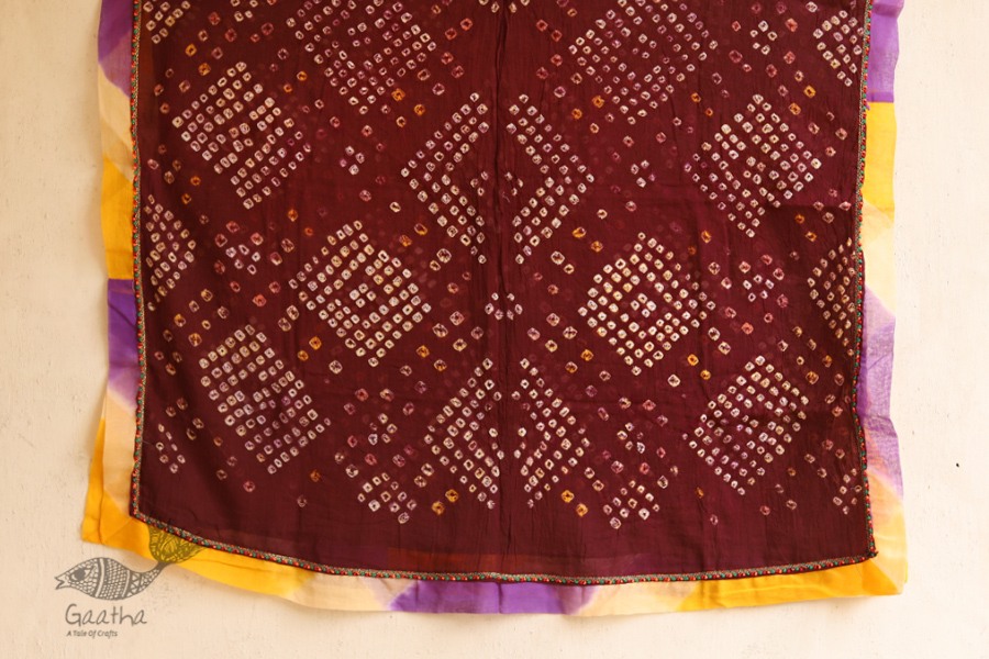 ओढ़नी ❈ Bandhani Cotton Dupatta ❈ 12