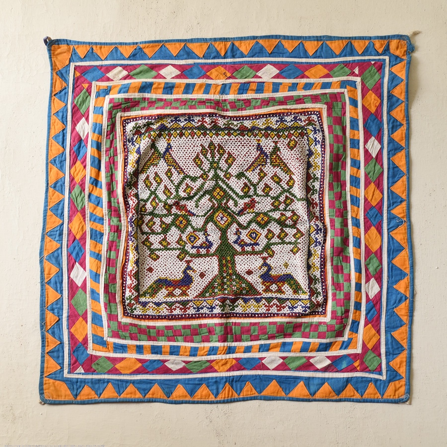 Antique Bead Hanging - Tree Motif