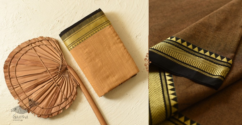 shop  Handloom ❊ Sand Yellow Color Cotton Saree