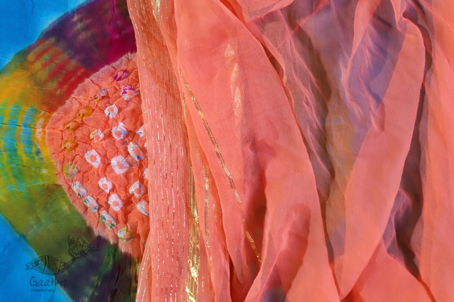 बीनणी ★ Chiffon laheriya Saree ★ 1