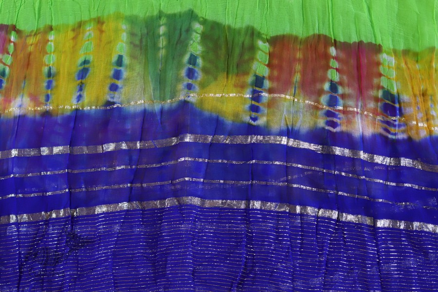 बीनणी ★ Chiffon laheriya Saree ★ 3