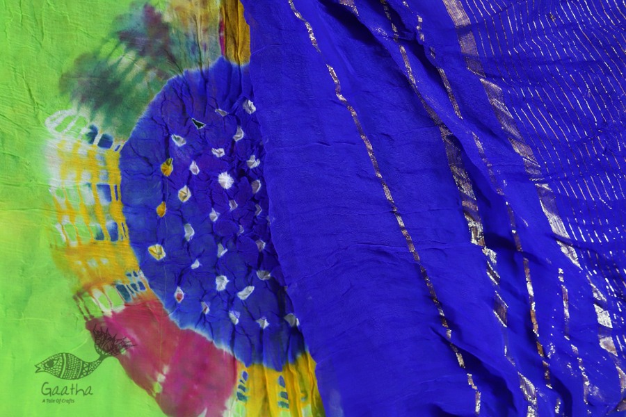 बीनणी ★ Chiffon laheriya Saree ★ 3