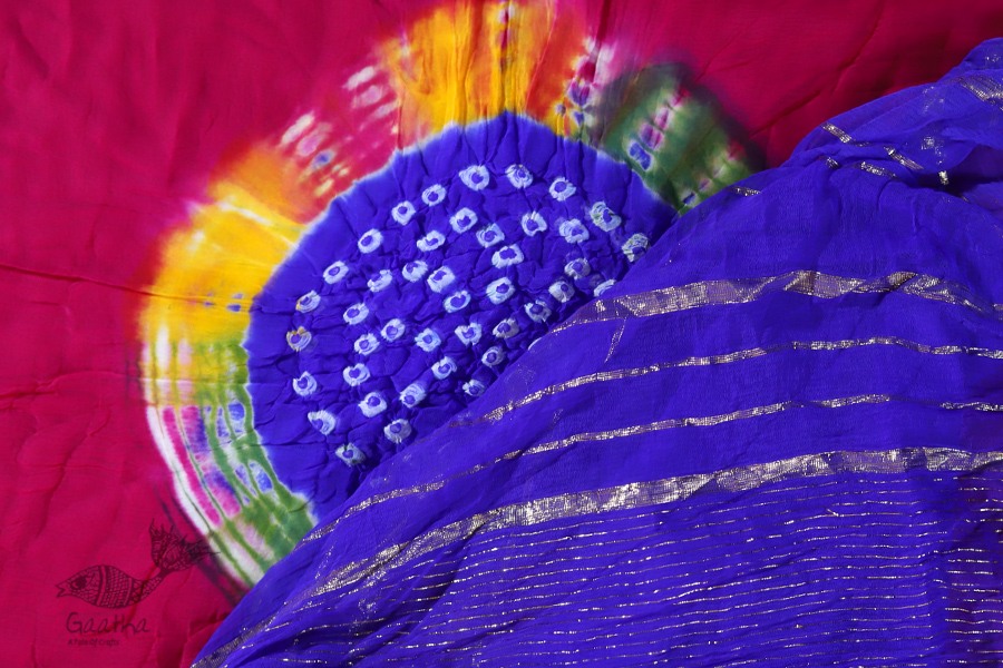 बीनणी ★ Chiffon laheriya Saree ★ 7