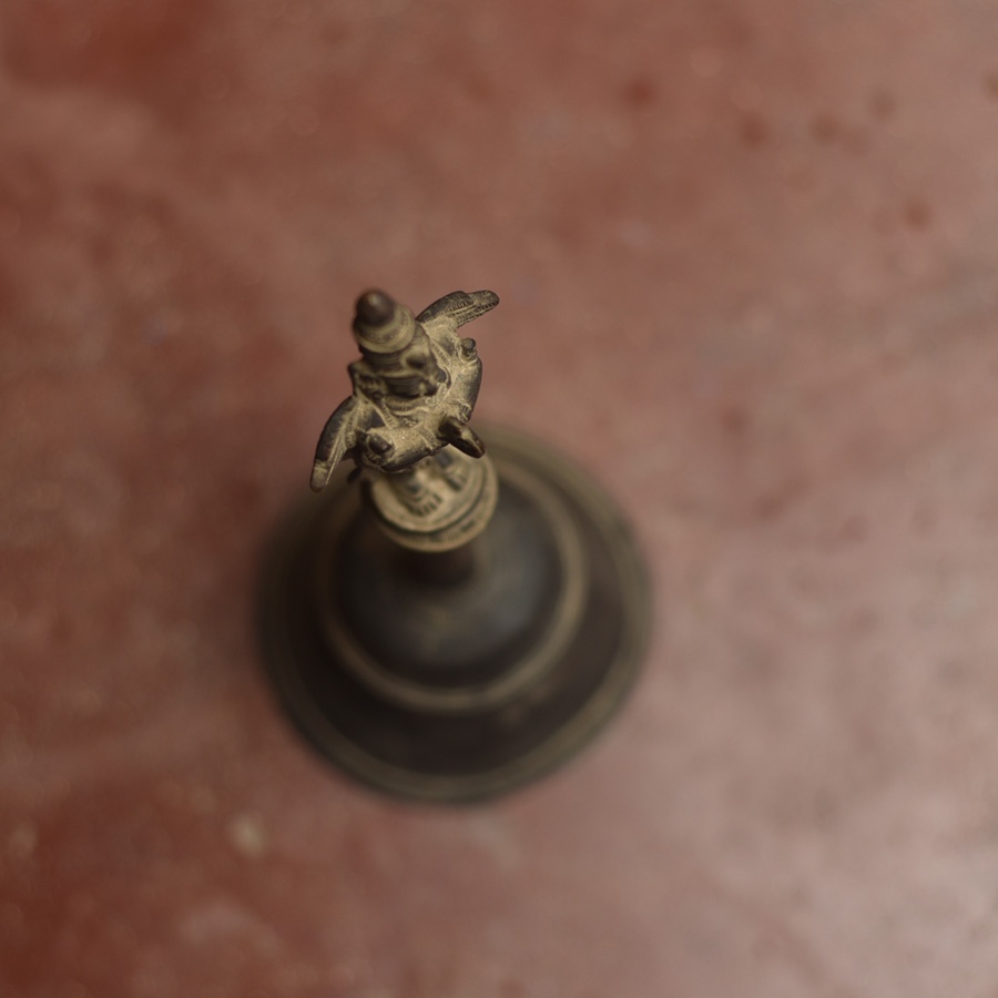 Shop Antique from Khajuraho Brass Garuda Bell 