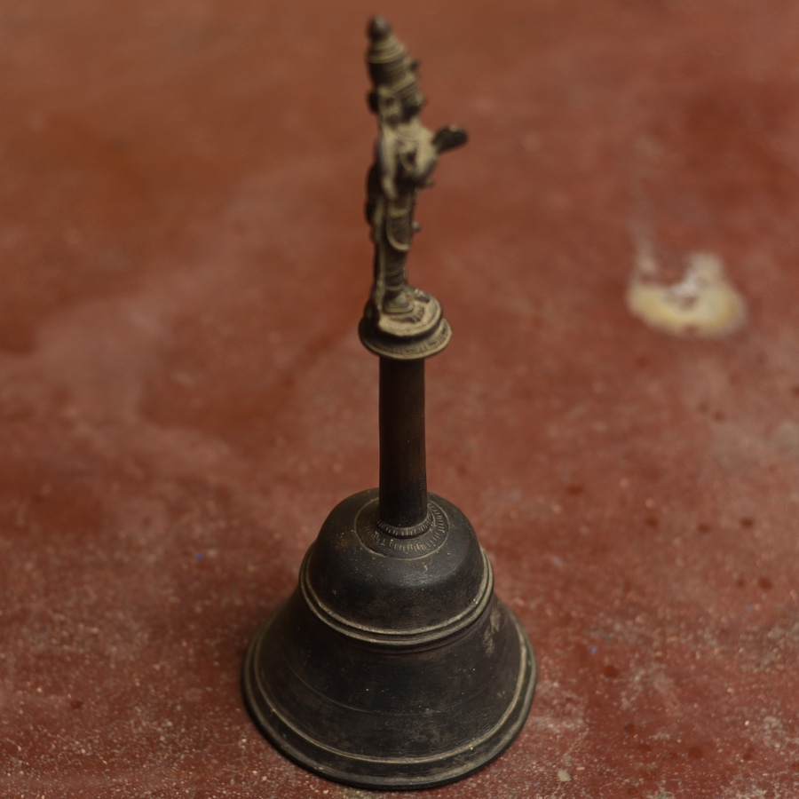 Shop Antique from Khajuraho Brass Garuda Bell 